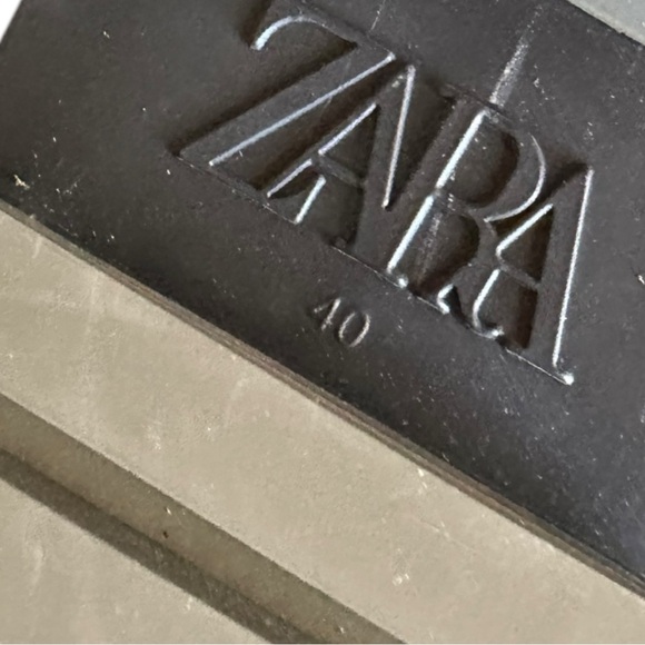 Zara Chunky Boots Black Size 40 - Picture 8 of 8